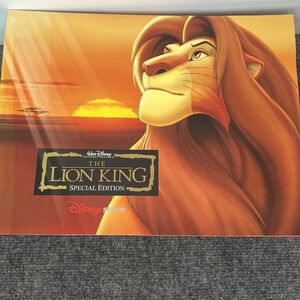 Disney Store Lion King Special Edition Lithographs Set W Portfolio Set of 4 New